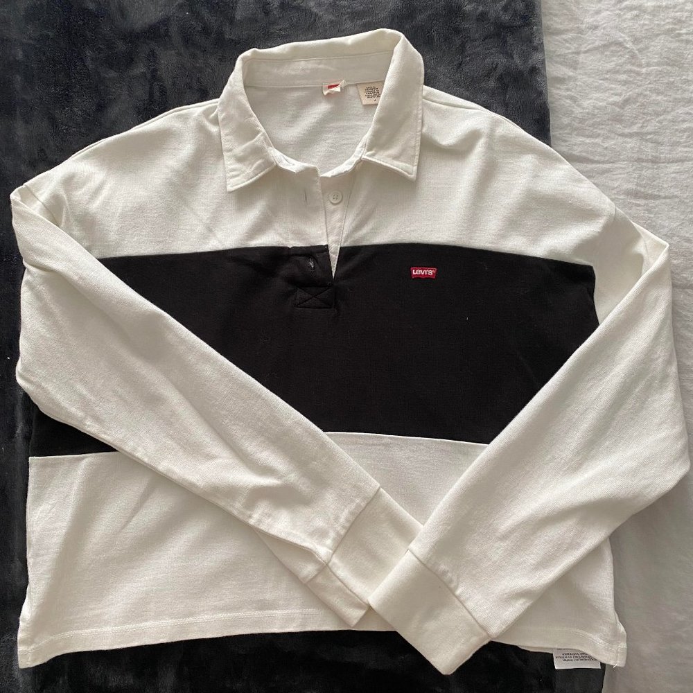 Levi's | Long-sleeve, cropped collared shirt